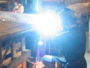 making bespoke guards welding wire mesh light guards