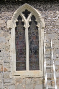 Perfectly fitted Aiano window guards The finished Aiano window guards at St.Nicholas are hard to spot